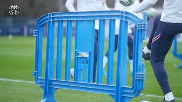 Marquinhos' s training session before Lille clash